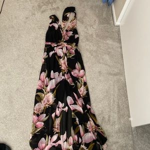 F21 Maxi floral gown size M